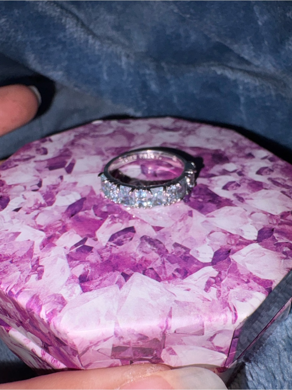 white gold band